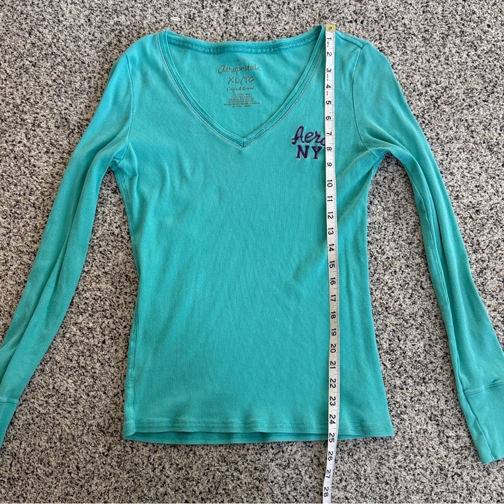 Aeropostale Women’s Tops Bundle - Teal, Aqua, Purple, Hot Pink - Picture 6 of 16